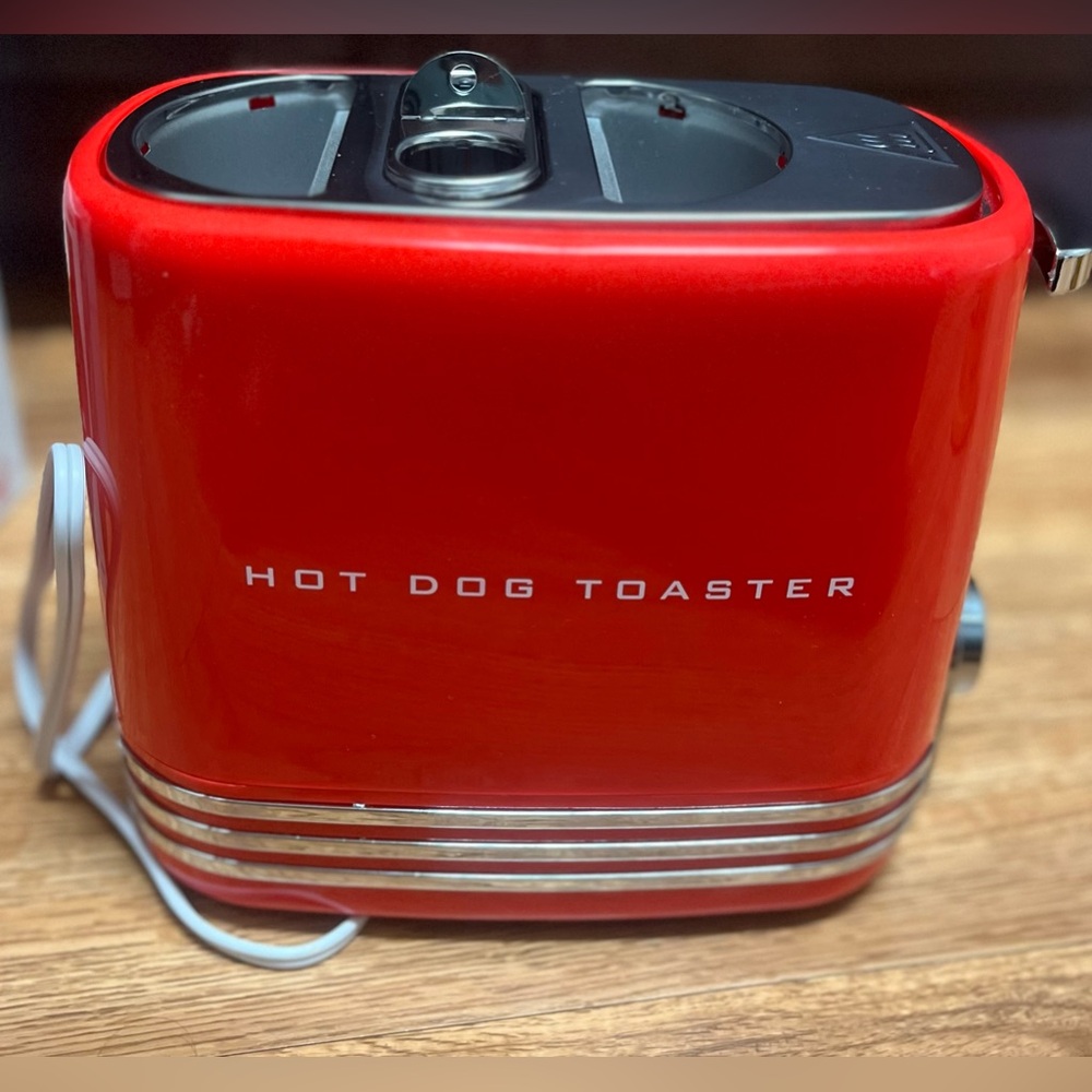 Red Nostalgia Hotdog toaster